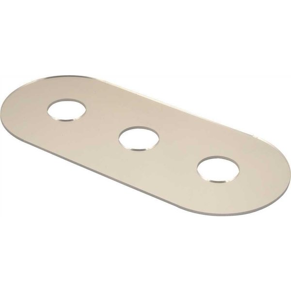 Proplus 14 in. x 6 in. Acrylic Bathtub and Shower Cover Plate 133611